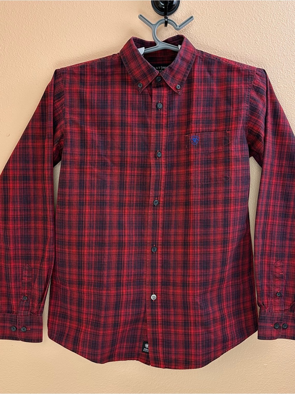 Ariat Pro Series Paxton Shirt Boys Size L (14-16) Western Classic Fit